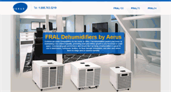 Desktop Screenshot of fraldehumidifiers.com